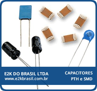 Capacitores PTH e SMD