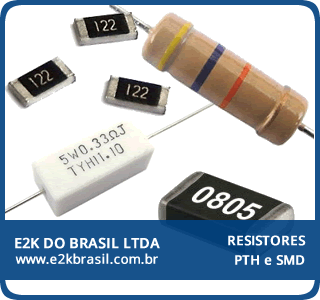 Resistores PTH e SMD